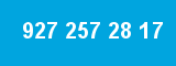 927 257 28 17 927 257 28 17
